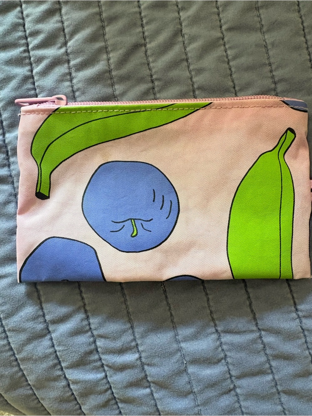 Baggu Still Life Apples Bananas Go Pouch